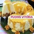 PUDIM DE NOZES COM CALDA DE DOCE DE LEITE PEQUENO